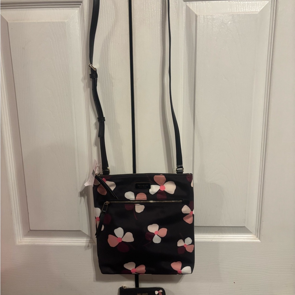 Kate Spade Black and Pink Crossbody Bag